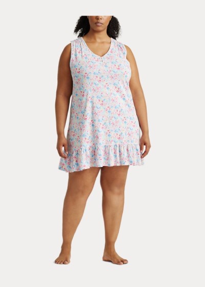 Pijamas Ralph Lauren Floral Algodão Mulher 92713-EYFS